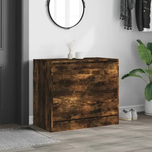Ormarić za cipele boja hrasta 80 x 42 x 69 cm konstruirano drvo - Dimljeni hrast 80 x 42 x 69 cm Cijena