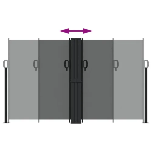 Uvlačiva bočna tenda 140 x 1000 cm antracit - Antracit 140 x 1000 cm Cijena