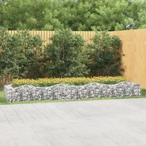 Lučna gabionska povišena gredica 400x100x50cm pocinčano željezo - 400 x 100 x 50 cm Cijena