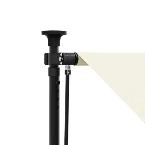 Tenda na uvlačenje krem 400 x 150 cm od tkanine i čelika - Krema 400 cm Antracitni okvir Cijena