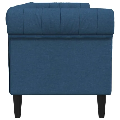 Trosjed Chesterfield plavi od tkanine - Plava Trosjedi Cijena