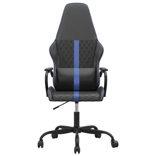 Masažna Gaming stolica plavo-crna od umjetne kože - Plava Cijena