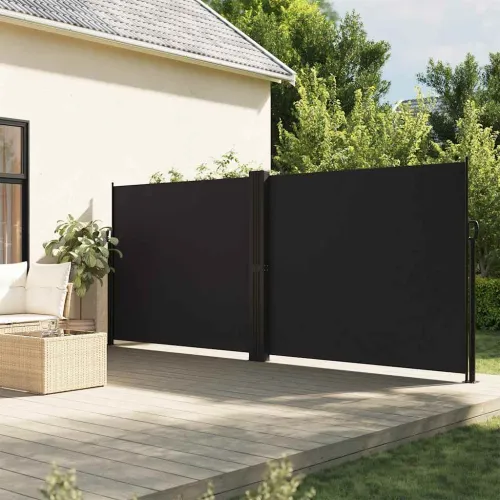 Bočna tenda na uvlačenje crna 180 x 1200 cm - Crna 180 x 1200 cm Cijena