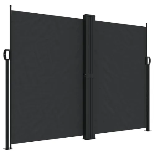 Bočna tenda na uvlačenje crna 180 x 1200 cm - Crna 180 x 1200 cm Cijena