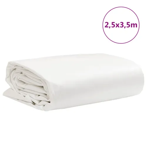 Cerada bijela 2,5 x 3,5 m 650 g/m² - Bijela 2.5 x 3.5 m 1 bez ušica Cijena