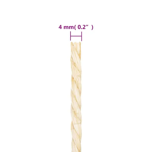 Uže od 100 % sisala 4 mm 250 m - 1 250 m 4 mm Cijena