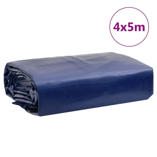 Cerada plava 4 x 5 m 650 g/m² - Plava 4 x 5 m bez rupica Cijena