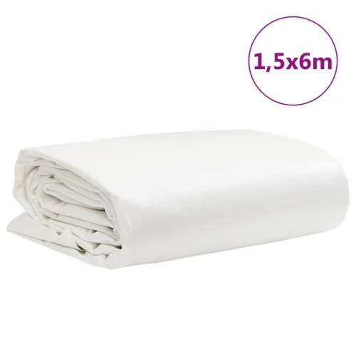 Cerada bijela 1,5 x 6 m 650 g/m² - Bijela 1.5 x 6 m 1 bez ušica Cijena