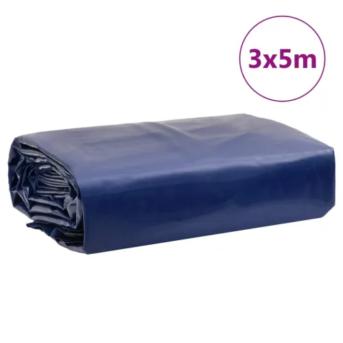 Cerada plava 3 x 5 m 650 g/m² - Plava 3 x 5 m bez rupica Cijena