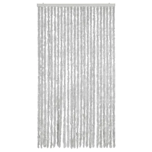 Zastor protiv muha sivi 100 x 220 cm od šenila - Siva 100 x 220 cm Cijena