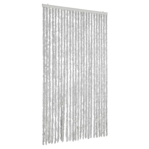Zastor protiv muha sivi 100 x 220 cm od šenila - Siva 100 x 220 cm Cijena