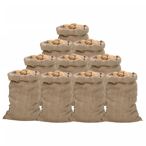 Jutene vreće 10 kom 60 x 105 cm 100 % juta 340 g/m² - 60 x 105 cm 10 60 x 105 cm 10 Cijena