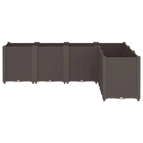 Vrtna sadilica smeđa 160 x 120 x 53 cm PP - Smeđa 160 x 120 x 53 cm 1 Cijena