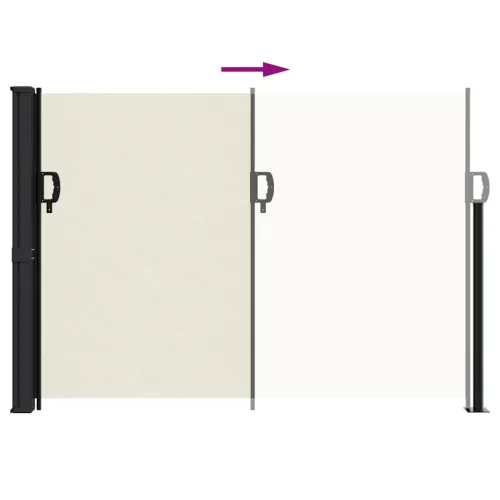 Bočna tenda na uvlačenje krem 140 x 300 cm - Krema 140 x 300 cm Cijena