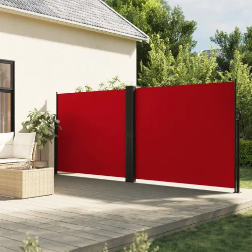 Bočna tenda na uvlačenje crvena 180x1200 cm - Crvena 180 x 1200 cm Cijena