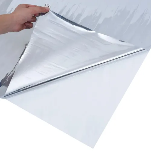 Solarna folija s reflektirajućim efektom srebrna 90x1000 cm PVC - 10 m 90 cm Cijena