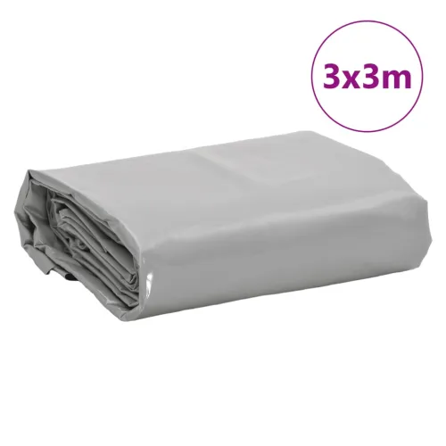 Cerada siva 3 x 3 m 650 g/m² - Siva 3 x 3 m 1 bez ušica Cijena