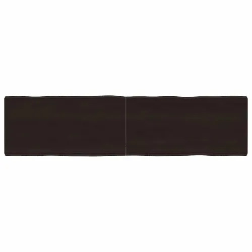 Stolna ploča tamnosmeđa 160x40x(2-6) cm obrađena hrastovina - Tamno smeđa 160 x 40 x 6 cm Cijena
