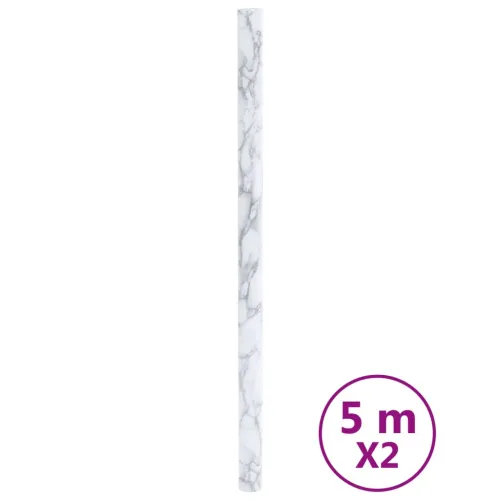 Naljepnice za namještaj samoljepljive bijele 90 x 500 cm PVC - Mramorna bijela 90 x 500 cm (2 kom) Cijena