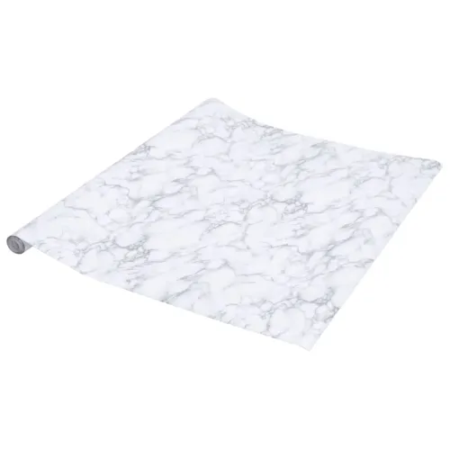 Naljepnice za namještaj samoljepljive bijele 90 x 500 cm PVC - Mramorna bijela 90 x 500 cm (2 kom) Cijena