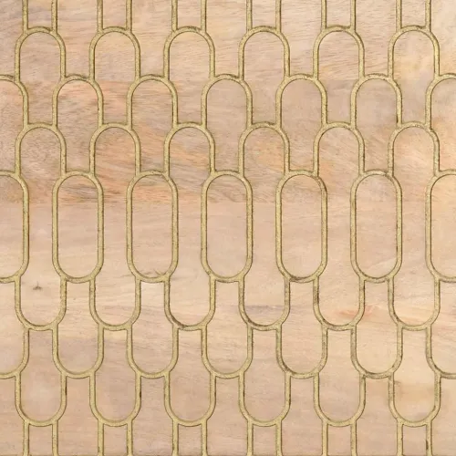 Bočni ormarić 60 x 33 x 75 cm od masivnog drva manga - Prirodna 1 Cijena