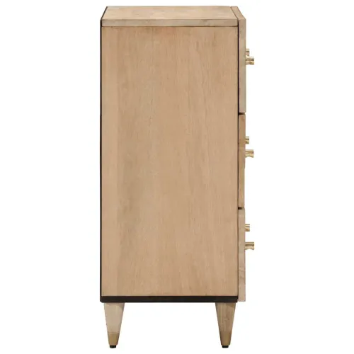 Bočni ormarić 60 x 33 x 75 cm od masivnog drva manga - Prirodna 1 Cijena