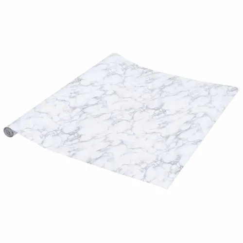 Naljepnice za namještaj samoljepljive bijele 90 x 500 cm PVC - Mramorna bijela 90 x 500 cm (4 kom) Cijena
