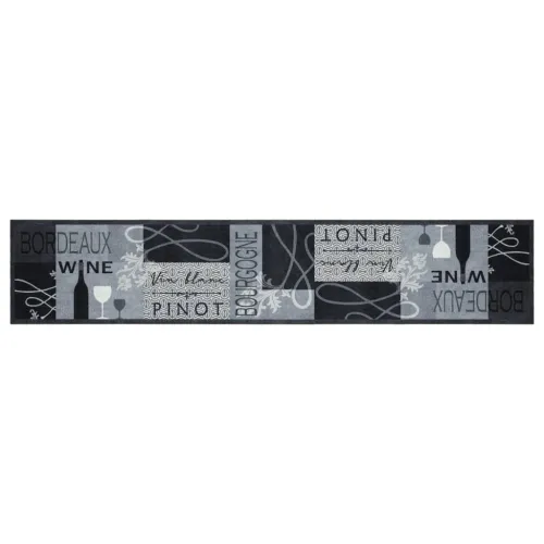 Kuhinjski tepih perivi s uzorkom boce vina 60x300 cm baršunasti - boja vina 60 x 300 cm Cijena