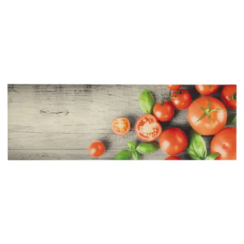 Kuhinjski tepih perivi s uzorkom rajčica 60 x 180 cm baršunasti - Rajčice 60 x 180 cm Cijena