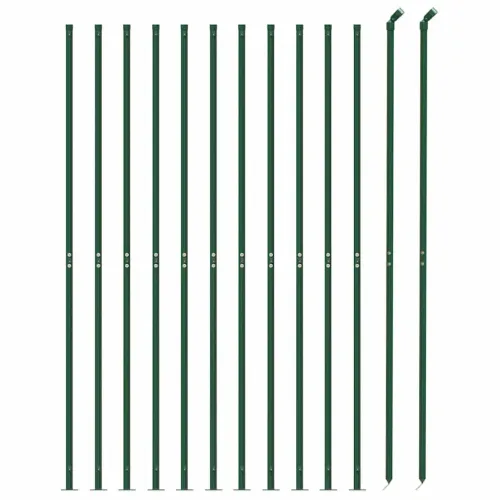 Žičana ograda s prirubnicom zelena 2,2 x 25 m - Zelena 2.2 x 25 m Cijena
