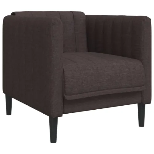 Sofa fotelja od tkanine tamnosmeđi - Tamno smeđa Sofa Cijena