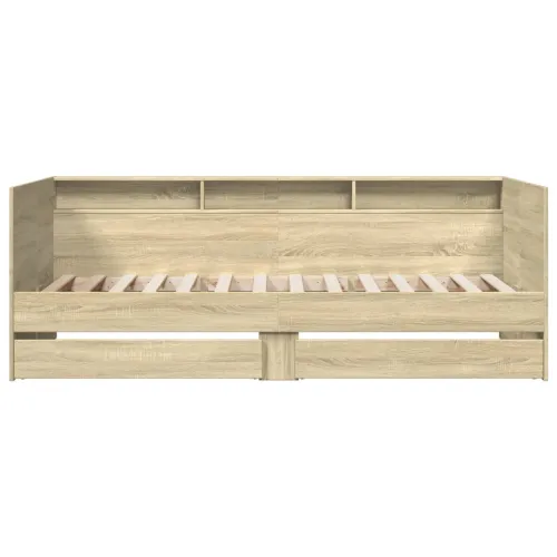 Dnevni krevet s ladicama bez madraca boja hrasta 75x190 cm - Sonoma hrast 75 x 190 cm Cijena