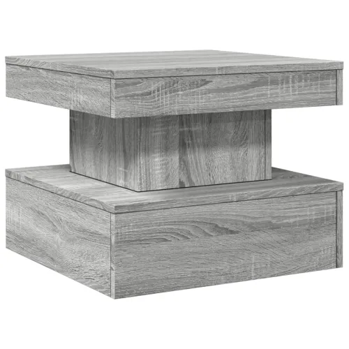 Ormarić za uzglavlje LED sivom sonomom 50x50x40 cm - Sivi hrast sonoma 1 50 cm Cijena