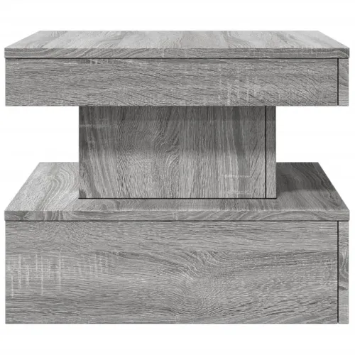 Ormarić za uzglavlje LED sivom sonomom 50x50x40 cm - Sivi hrast sonoma 1 50 cm Cijena