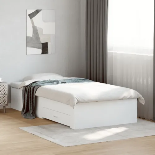 Okvir kreveta s ladicama bez madraca bijeli 90x200 cm - Bijela 90 x 200 cm Cijena