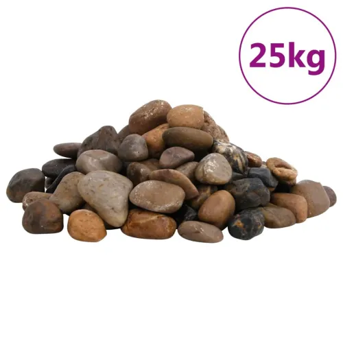 Polirani kamenčići 25 kg raznobojni 2 - 5 cm - 2-5 cm (25 kg) 2-5 cm (25 kg) Cijena