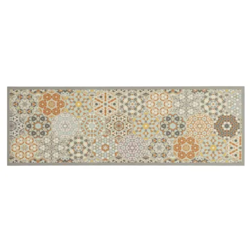 Kuhinjski tepih perivi pastelni šesterokuti 60x180cm baršunasti - Šesterokutni 60 x 180 cm Cijena