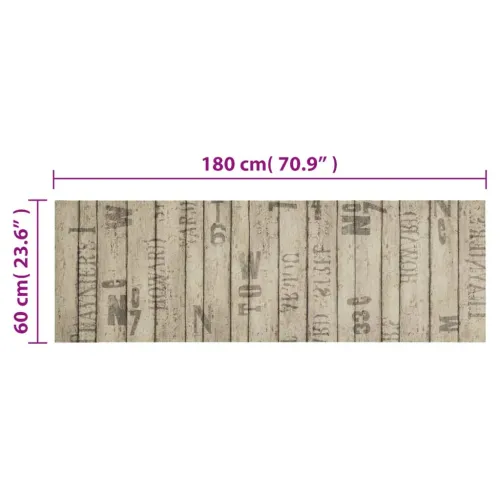 Kuhinjski tepih perivi s uzorkom ograde 60 x 180 cm baršunasti - Ograda 60 x 180 cm Cijena
