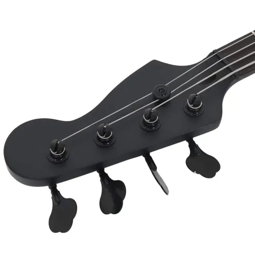 Električna bas gitara za početnike s torbom crna 4/4 46 ” - Crna Cijena