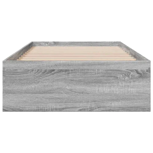 Okvir kreveta s ladicama siva boja hrasta 90 x 190 cm drveni - Sivi hrast sonoma 90 x 190 cm Cijena