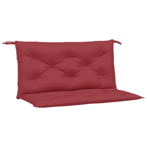 Jastuci za vrtnu klupu 2 kom Crvena vina tkanine Oxford - Boja crnog vina 100 x 50 x 7 cm Cijena