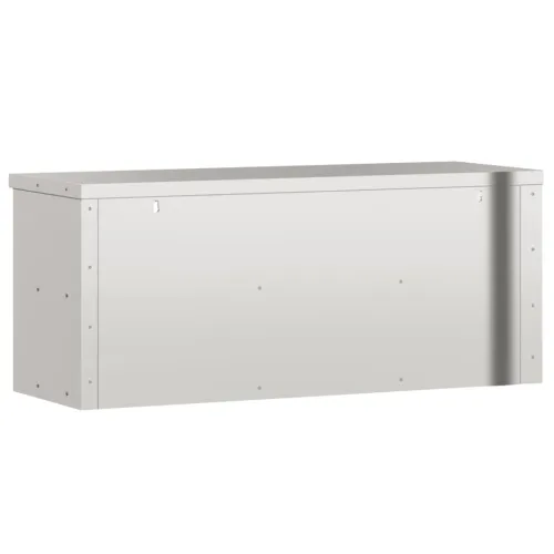 Kuhinjski zidni ormarić od nehrđajućeg čelika s policom - 110 x 40 x 46 cm 1 Cijena