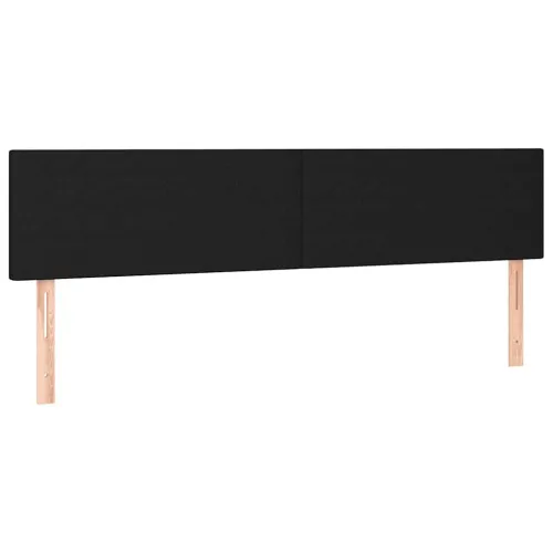 Krevet box spring s madracem crni 120 x 190 cm od tkanine - Crna 120 x 190 cm Gladak dizajn Cijena