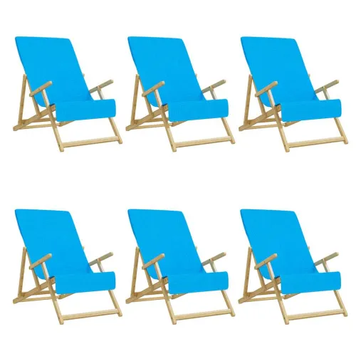 Ručnici za plažu 6 kom tirkizni 60 x 135 cm od tkanine 400 GSM - Tirkizna 60 x 135 cm 6 Cijena
