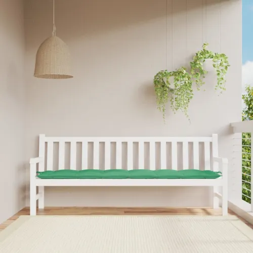 Jastuk za vrtnu klupu zeleni 200 x 50 x 7 cm od tkanine Oxford - Zelena 200 x 50 x 7 cm 1 Cijena