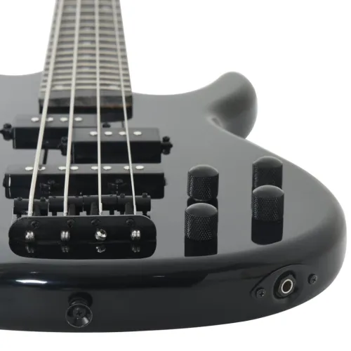 Električna bas gitara za početnike s torbom crna 4/4 46 - Crna Cijena