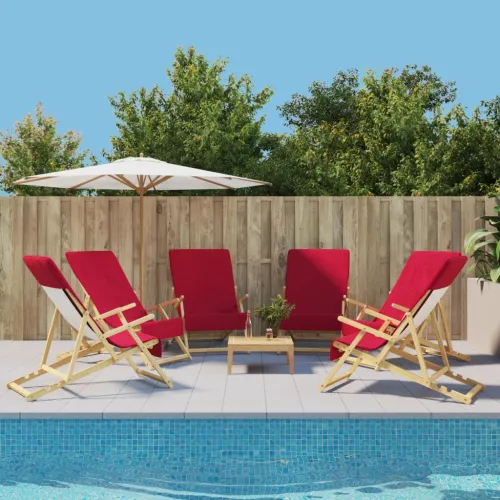 Ručnici za plažu 6 kom bordo 60 x 135 cm od tkanine 400 GSM - Crvena 60 x 135 cm 6 Cijena