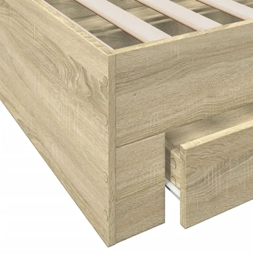 Okvir za krevet s ladicama boja hrasta 90x200 cm - Sonoma hrast 90 x 200 cm Cijena