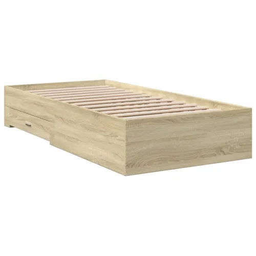 Okvir za krevet s ladicama boja hrasta 90x200 cm - Sonoma hrast 90 x 200 cm Cijena