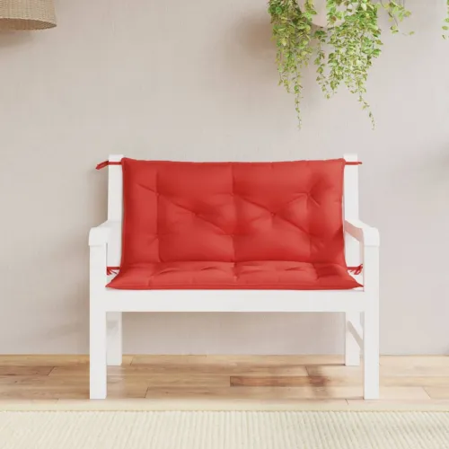 Jastuci za vrtnu klupu 2 kom crvena tkanine Oxford - Crvena 100 x 50 x 7 cm Cijena
